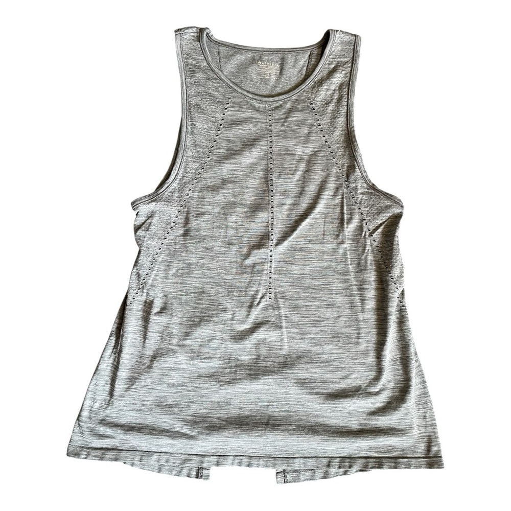 #104, Athleta Foothills gray tank top, size S